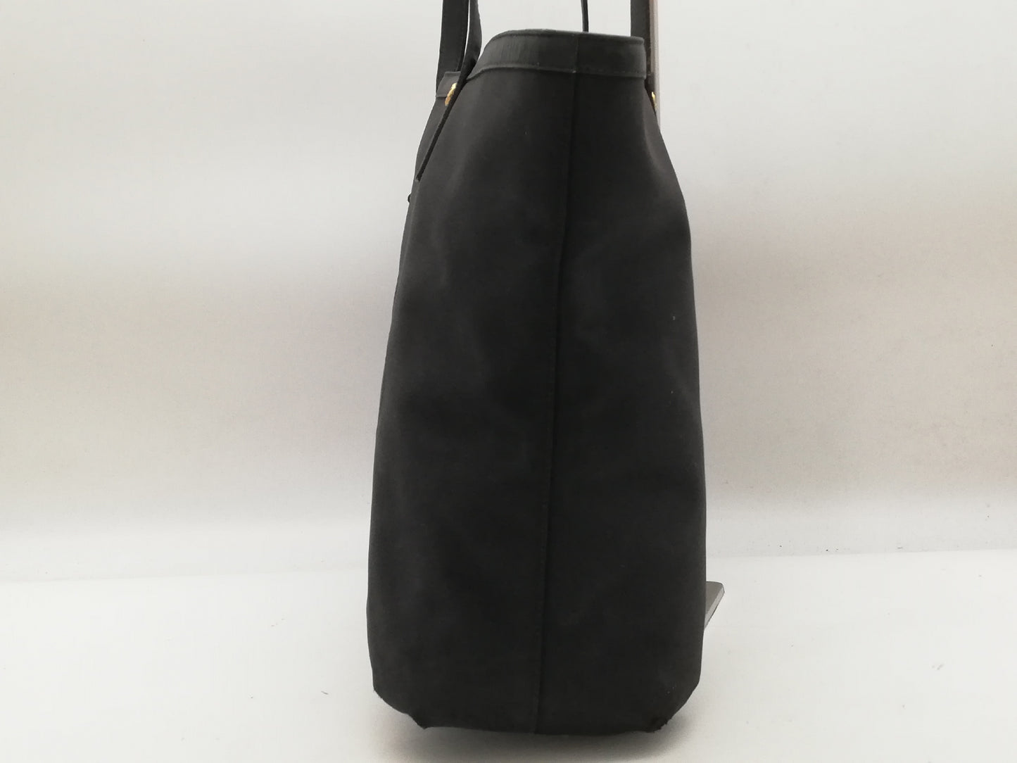 PRADA Logo Jacquard Black Tote Bag