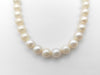 Pearl Necklace, Diameter: Approx. 9.0-9.4mm, Sterling Silver, 50.9g 