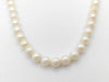 Pearl Necklace, Diameter: Approx. 8.0-8.4mm, Sterling Silver, 42.8g 