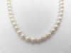Pearl Necklace, Diameter: Approx. 7.5-7.9mm, Sterling Silver, 37.9g ​​