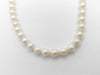 Semi-Round Pearl Necklace, Diameter: Approx. 7.0-7.4mm, Sterling Silver, 31.9g 