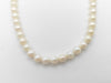 Pearl Necklace, Diameter: Approx. 6.5-6.9mm, Sterling Silver, 27.7g 