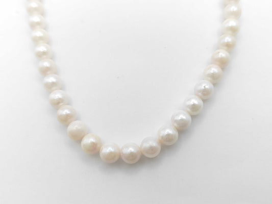 Pearl Necklace 32.2g, Diameter Approx. 6.9-7.4mm