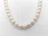 Pearl Necklace, Diameter: Approx. 8.4-8.9mm, Sterling Silver, 43.1g 
