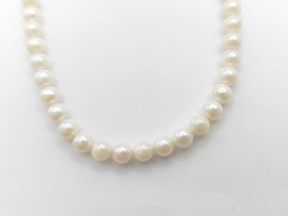Pearl Necklace 21.3g, Diameter: Approx. 5.4-5.9mm