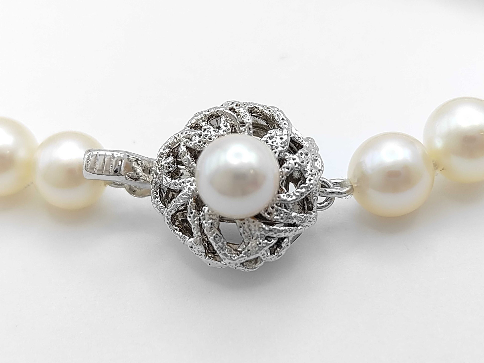 Pearl Diameter Approx. 6.4-6.8mm Sterling Silver 12.0g Bracelet/Bangle 