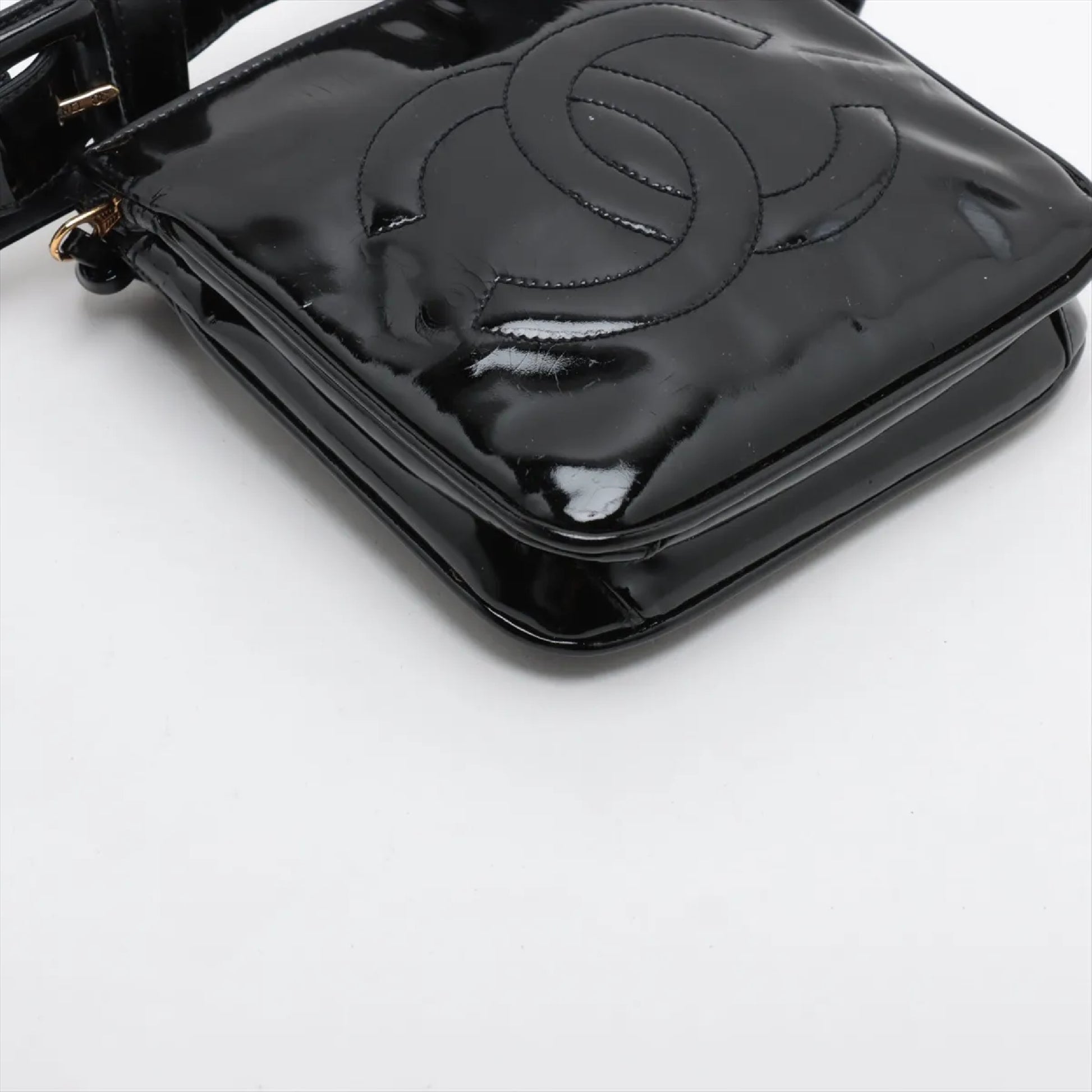 CHANEL Coco Mark Patent Bag/Card Sticker #1 Shoulder Bag