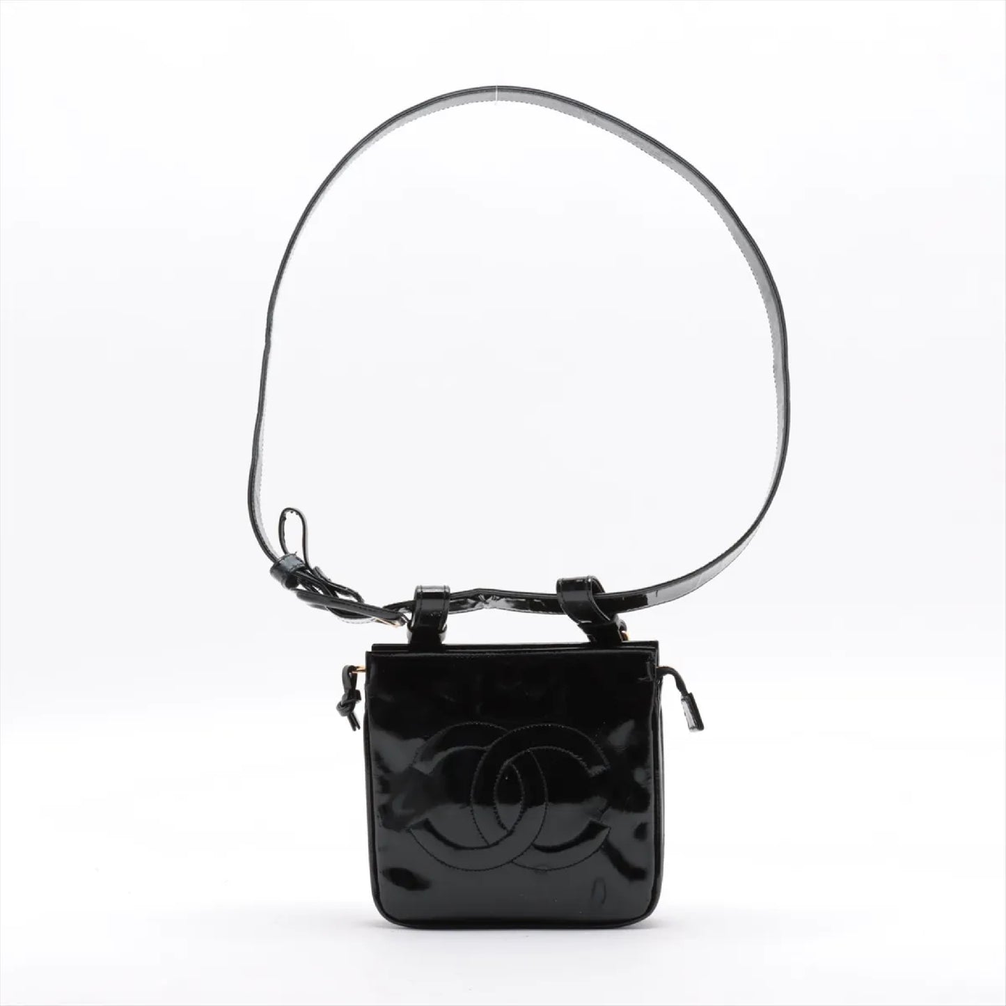 CHANEL Coco Mark Patent Bag/Card Sticker #1 Shoulder Bag