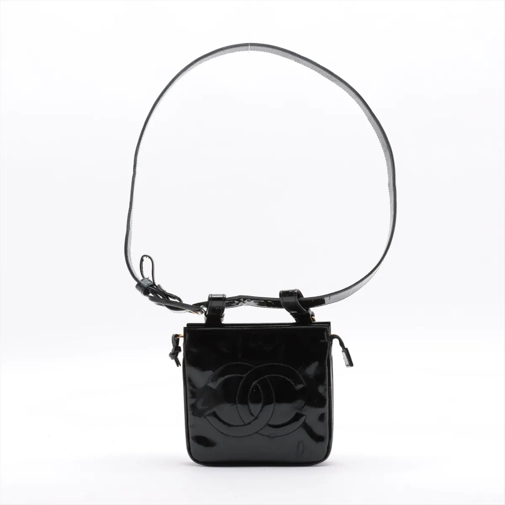 CHANEL Coco Mark Patent Bag/Card Sticker #1 Shoulder Bag