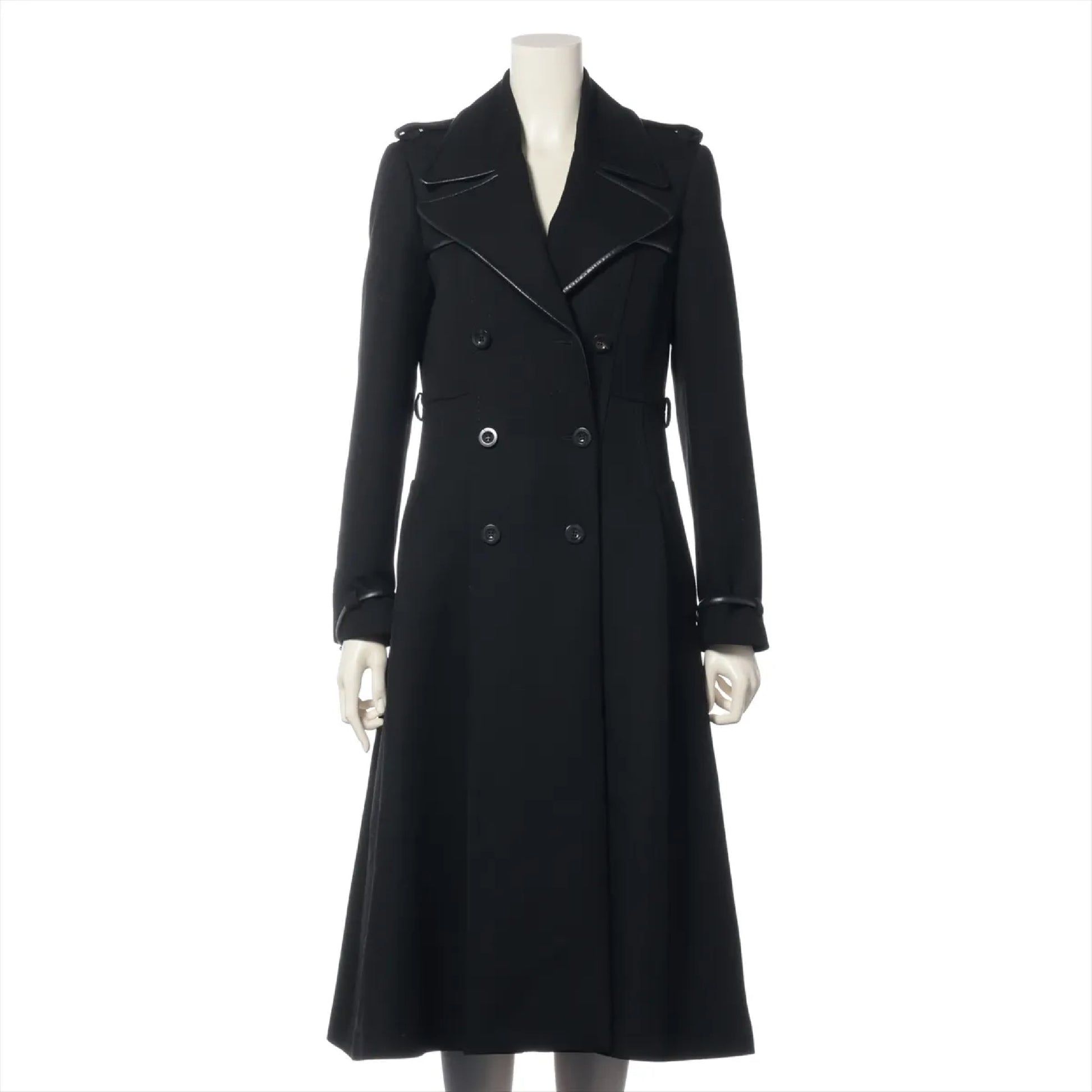 GUCCI 2011 Wool Coat Size 40 Black Coat