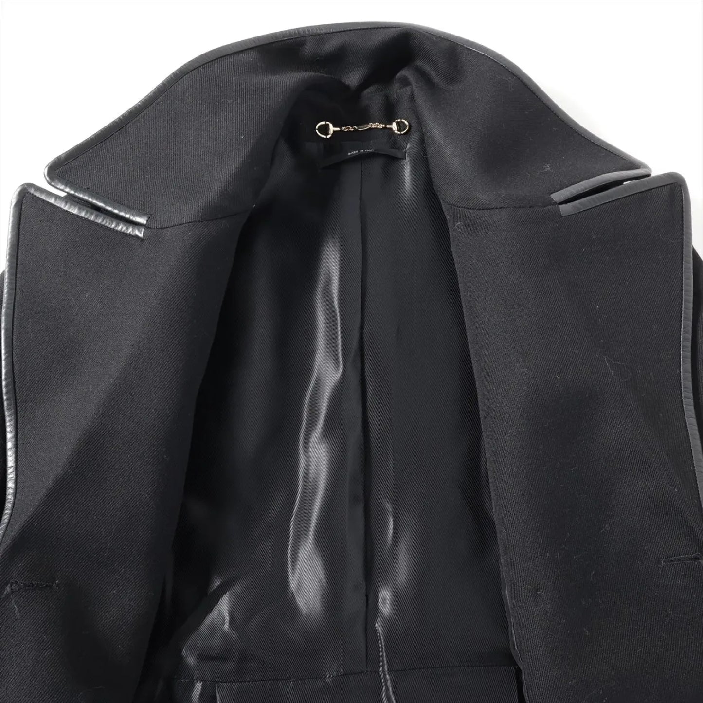 GUCCI 2011 Wool Coat Size 40 Black Coat