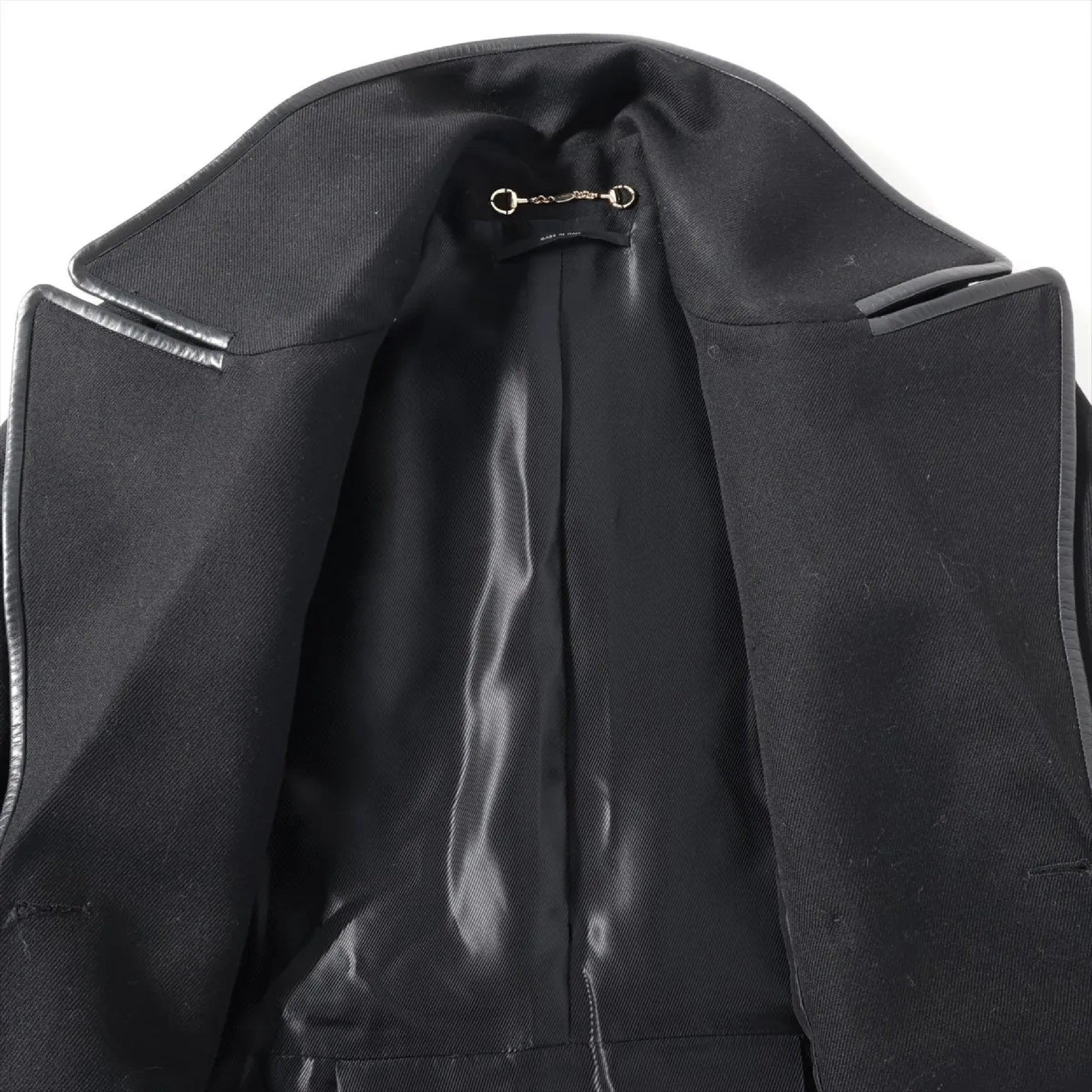 GUCCI 2011 Wool Coat Size 40 Black Coat