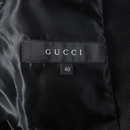 GUCCI 2011 Wool Coat Size 40 Black Coat
