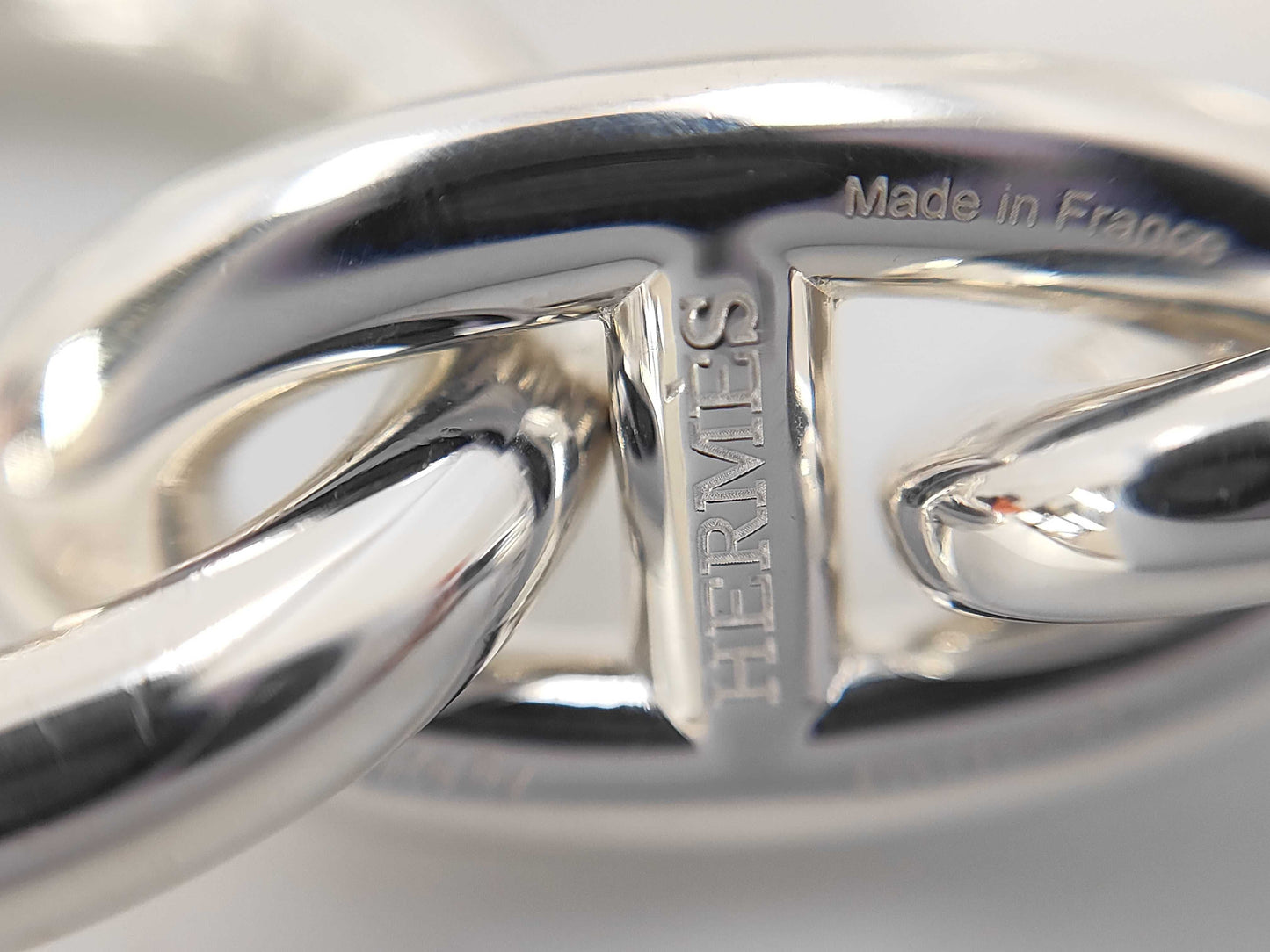 HERMES Chaine d'Ancre GM12 Link Bracelet/Bangle