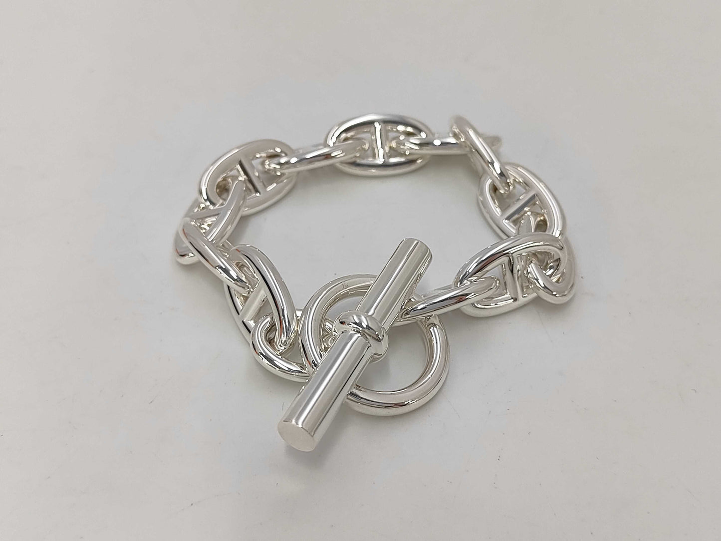 HERMES Chaine d'Ancre GM12 Link Bracelet/Bangle