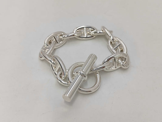 HERMES Chaine d'Ancre GM12 Link Bracelet/Bangle