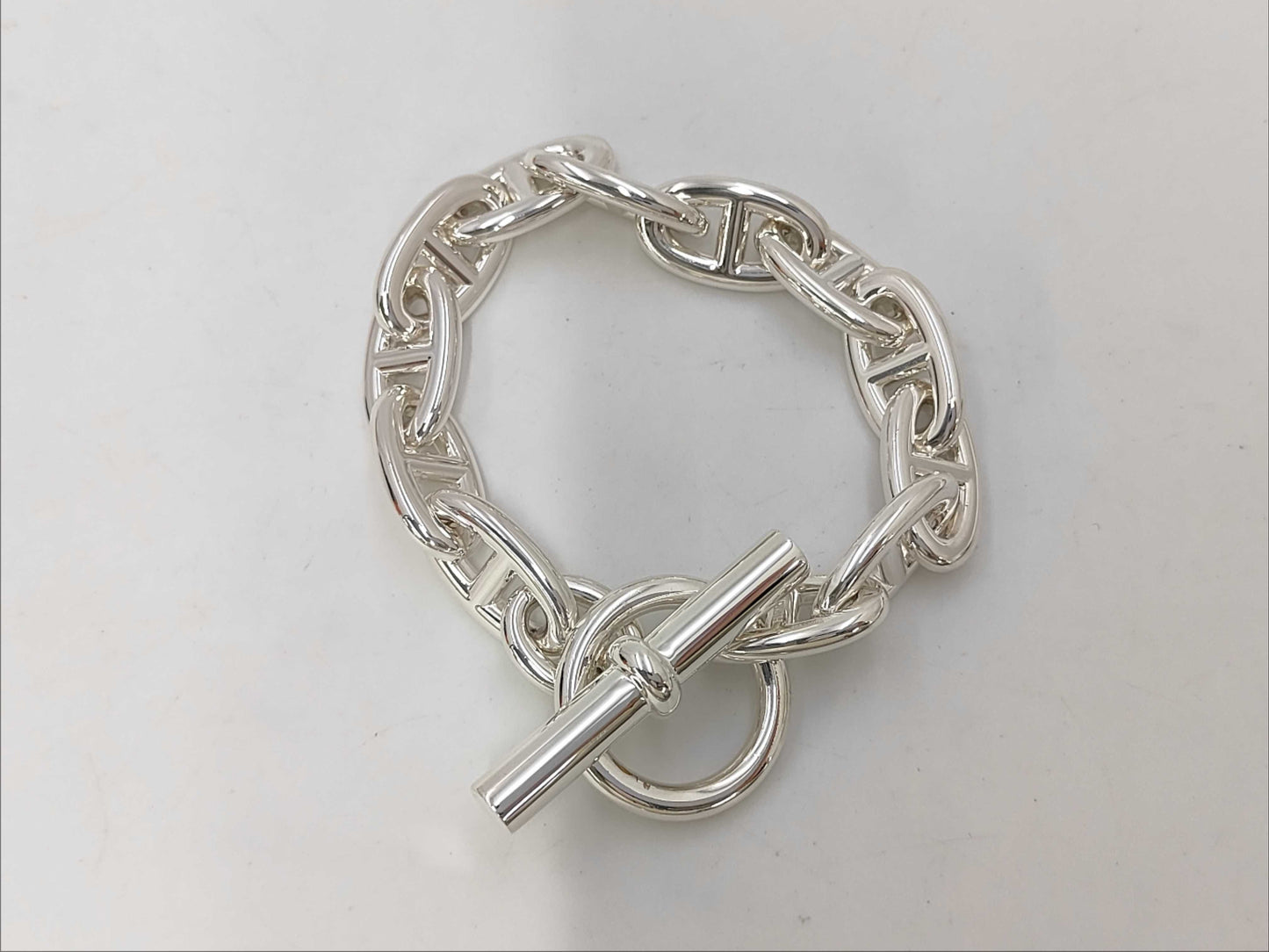 HERMES Chaine d'Ancre GM12 Link Bracelet/Bangle