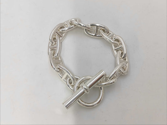 HERMES Chaine d'Ancre GM12 Link Bracelet/Bangle
