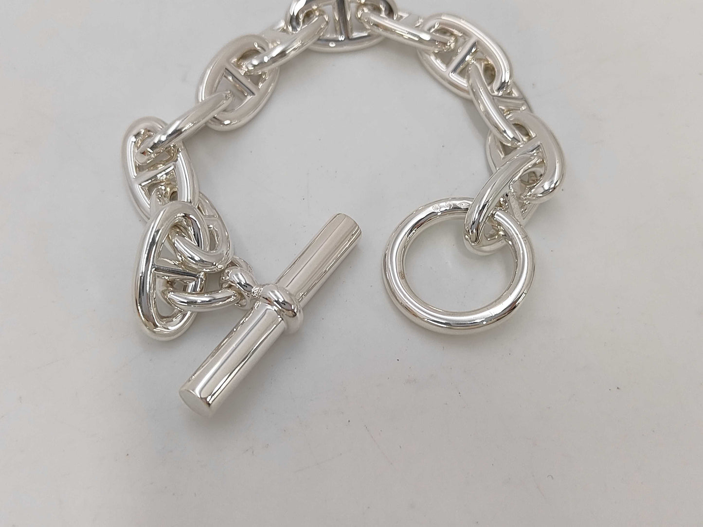 HERMES Chaine d'Ancre GM12 Link Bracelet/Bangle