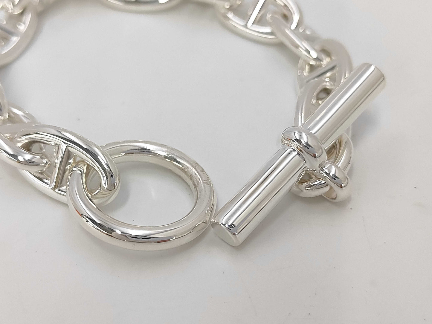 HERMES Chaine d'Ancre GM13 Link Bracelet/Bangle