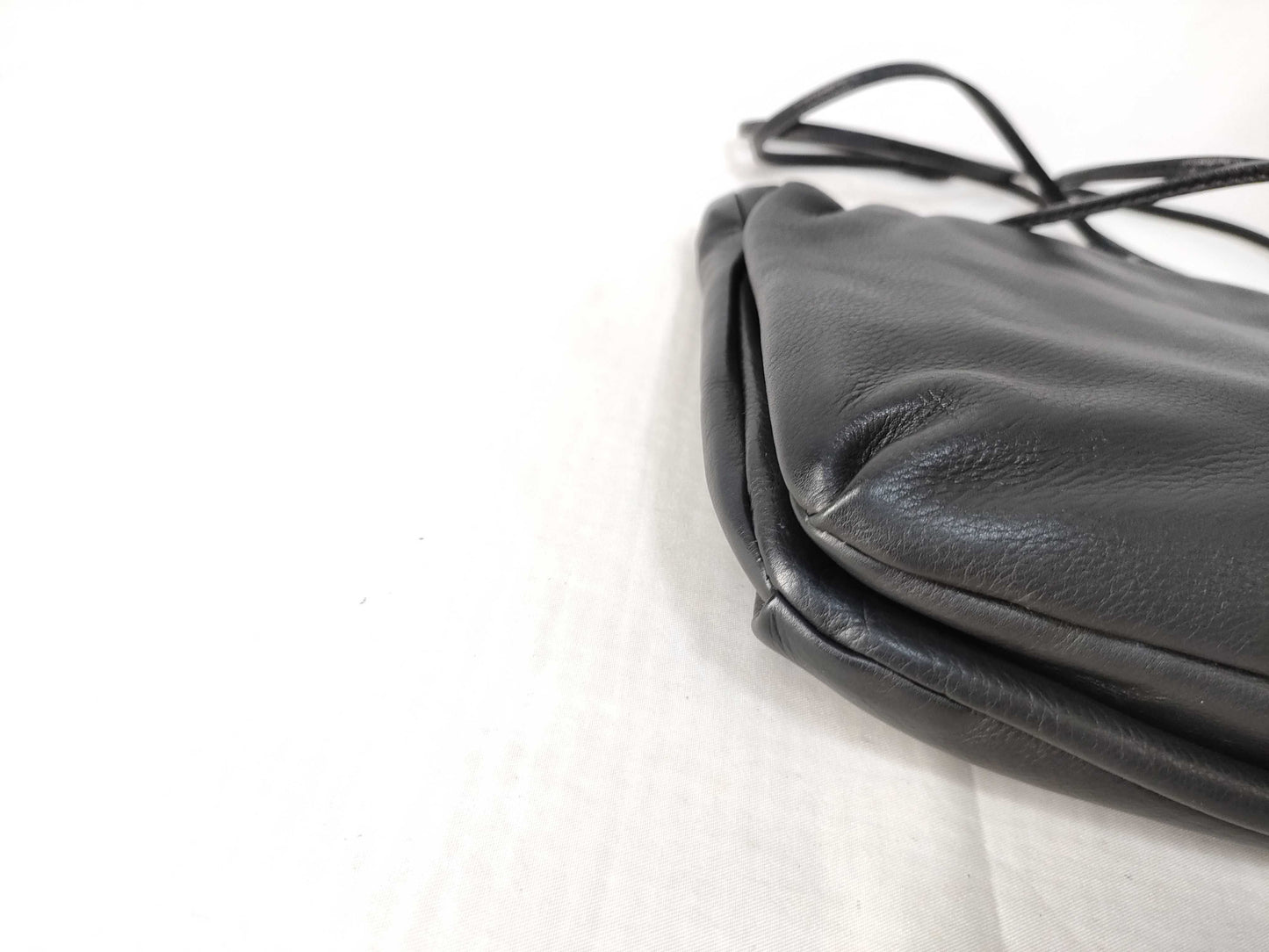 THE ROW Bulls Clutch Leather Shoulder Bag