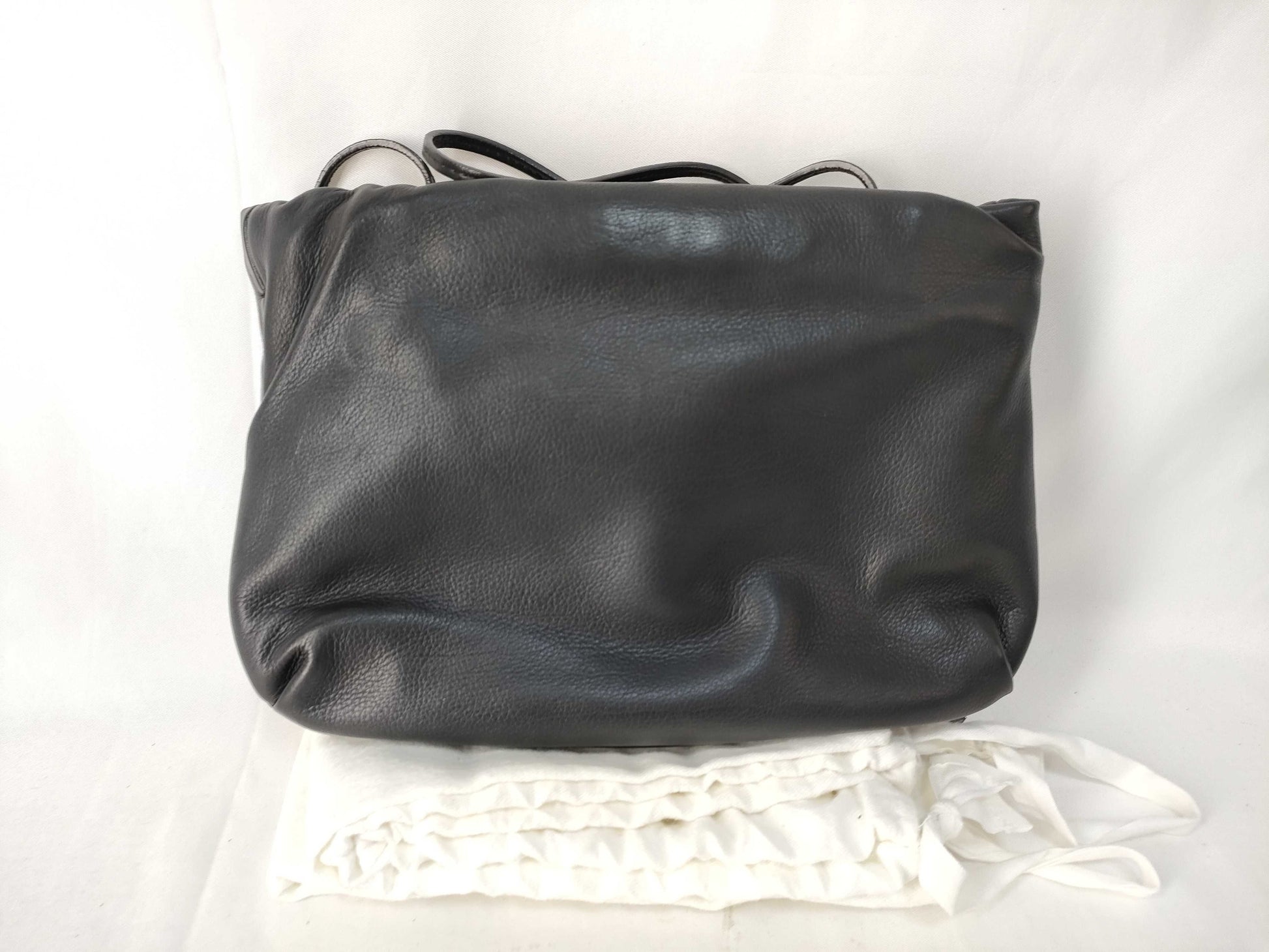 THE ROW Bulls Clutch Leather Shoulder Bag