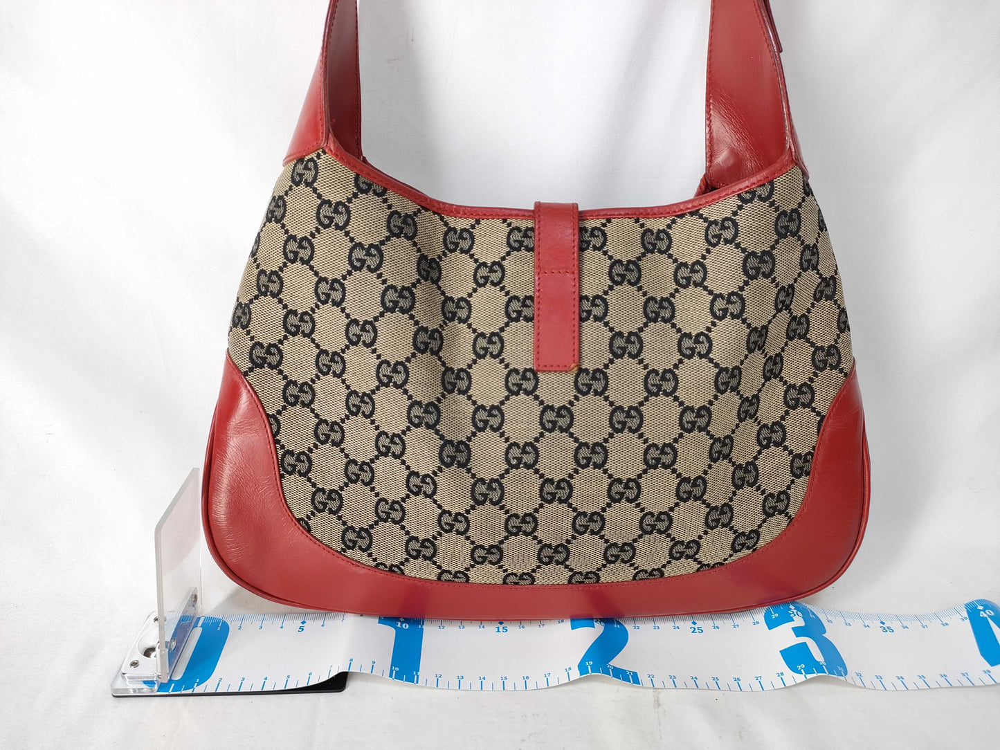 GUCCI Jackie GG Canvas One Shoulder Bag