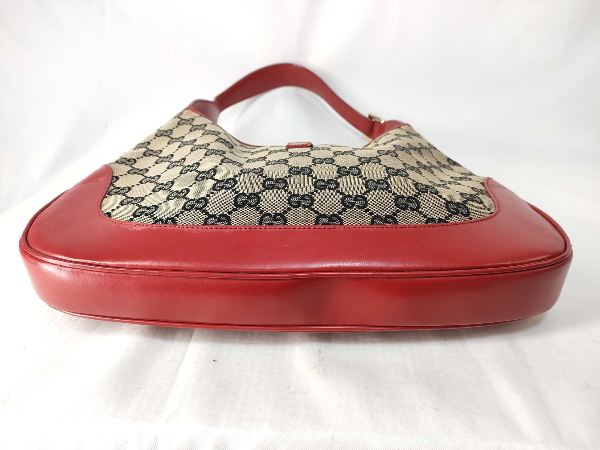 GUCCI Jackie GG Canvas One Shoulder Bag