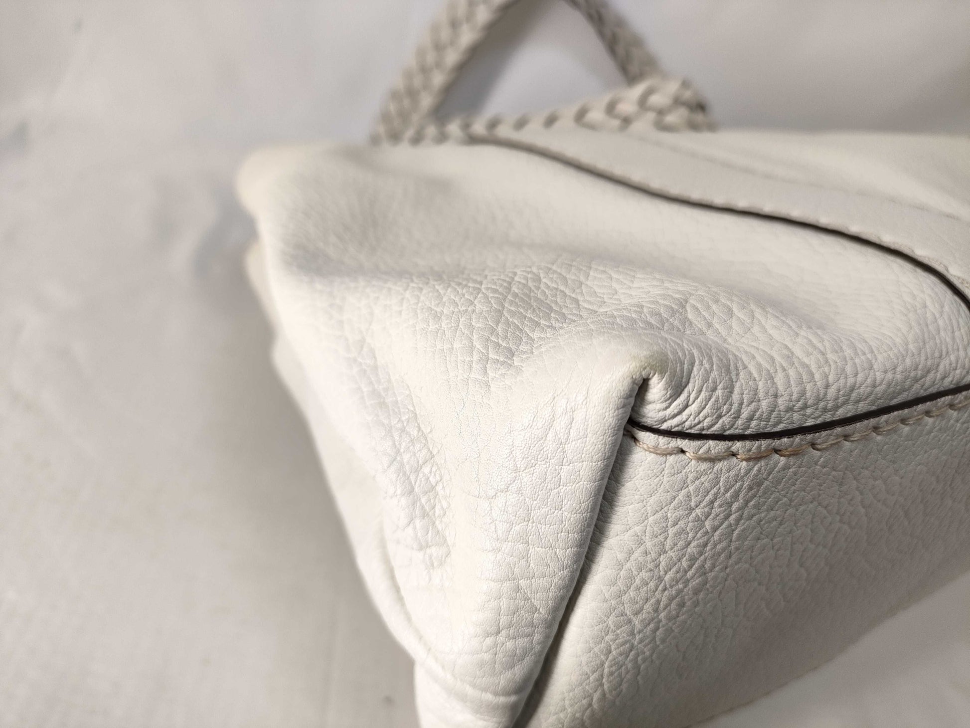 GUCCI GUCCI Bamboo Braided Leather Tote Bag