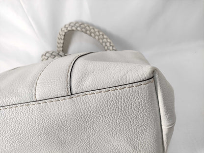 GUCCI GUCCI Bamboo Braided Leather Tote Bag