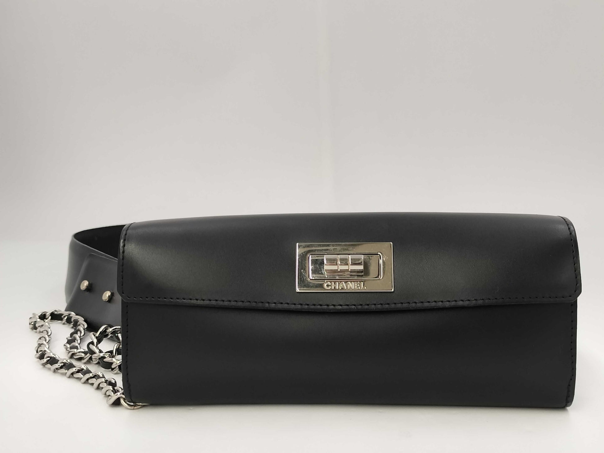 CHANEL CHANEL 2.55 Calf Leather Waist Body Bag