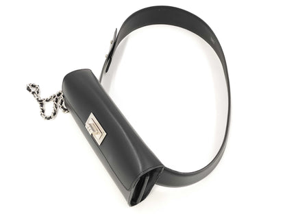 CHANEL CHANEL 2.55 Calf Leather Waist Body Bag