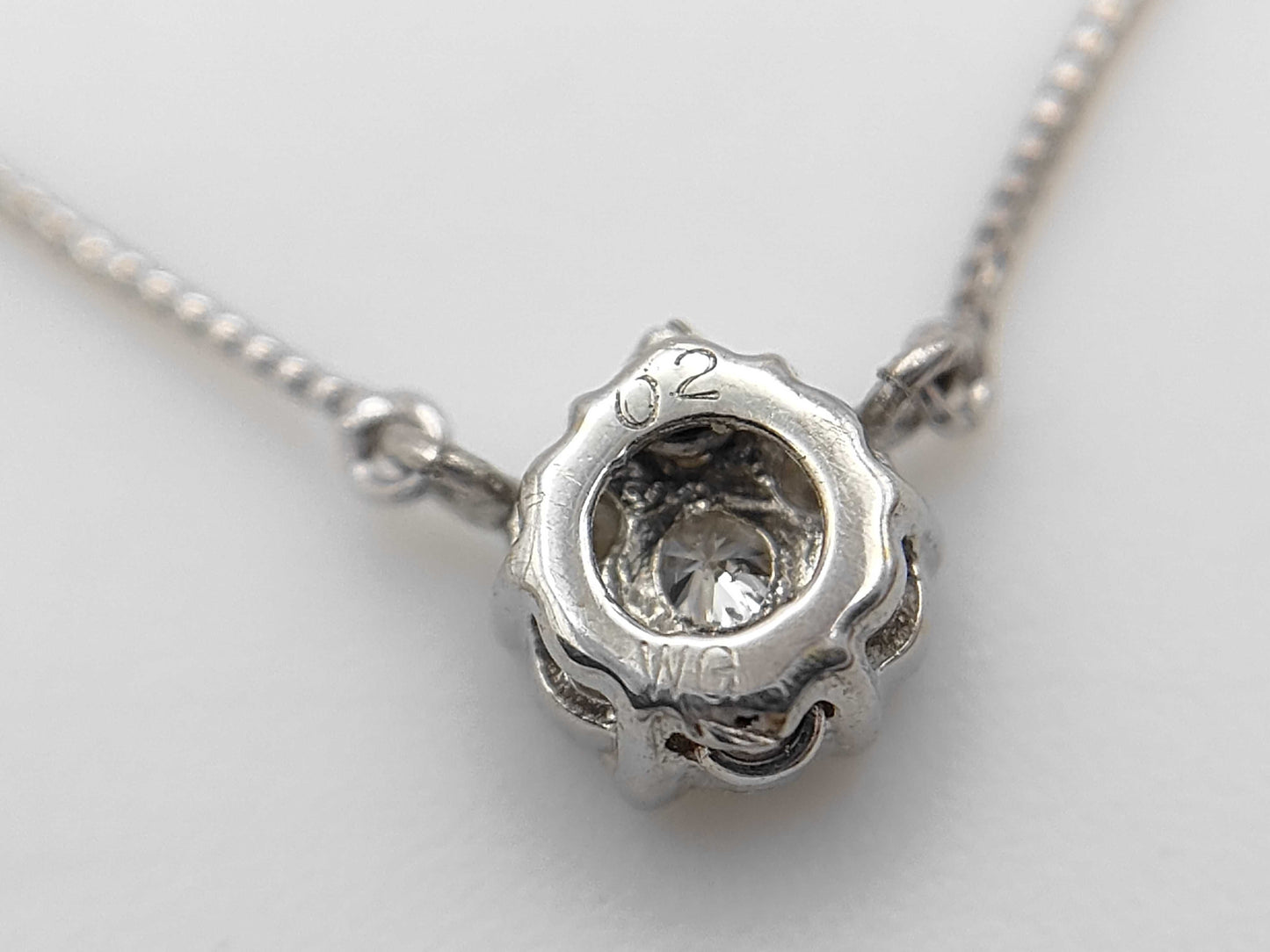 D0.2ct K18 1.4g Necklace 