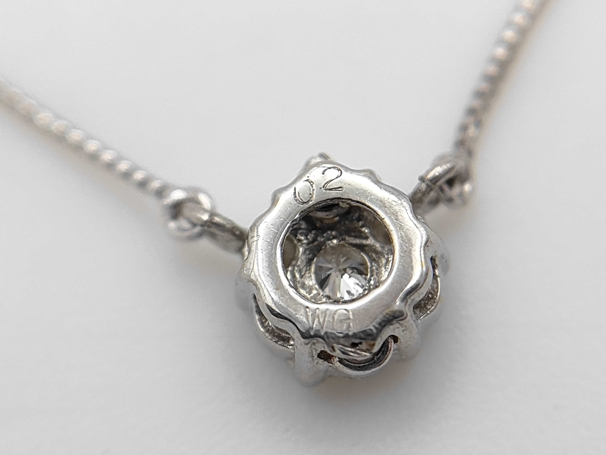 D0.2ct K18 1.4g Necklace 