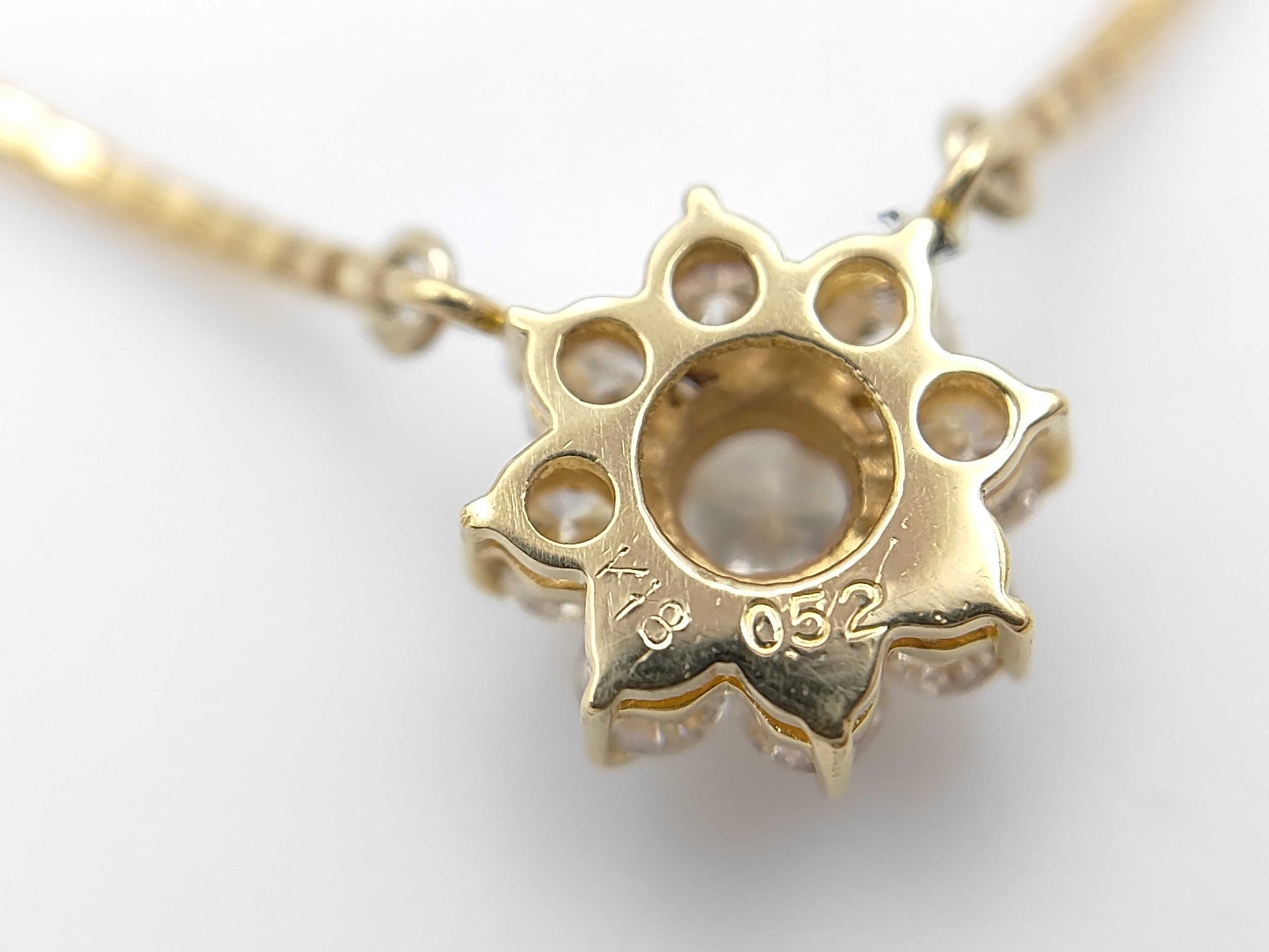 D0.52ct K18 3.9g Necklace 