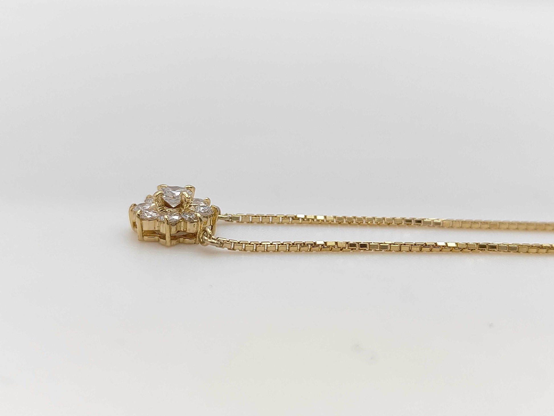 D0.52ct K18 3.9g Necklace 