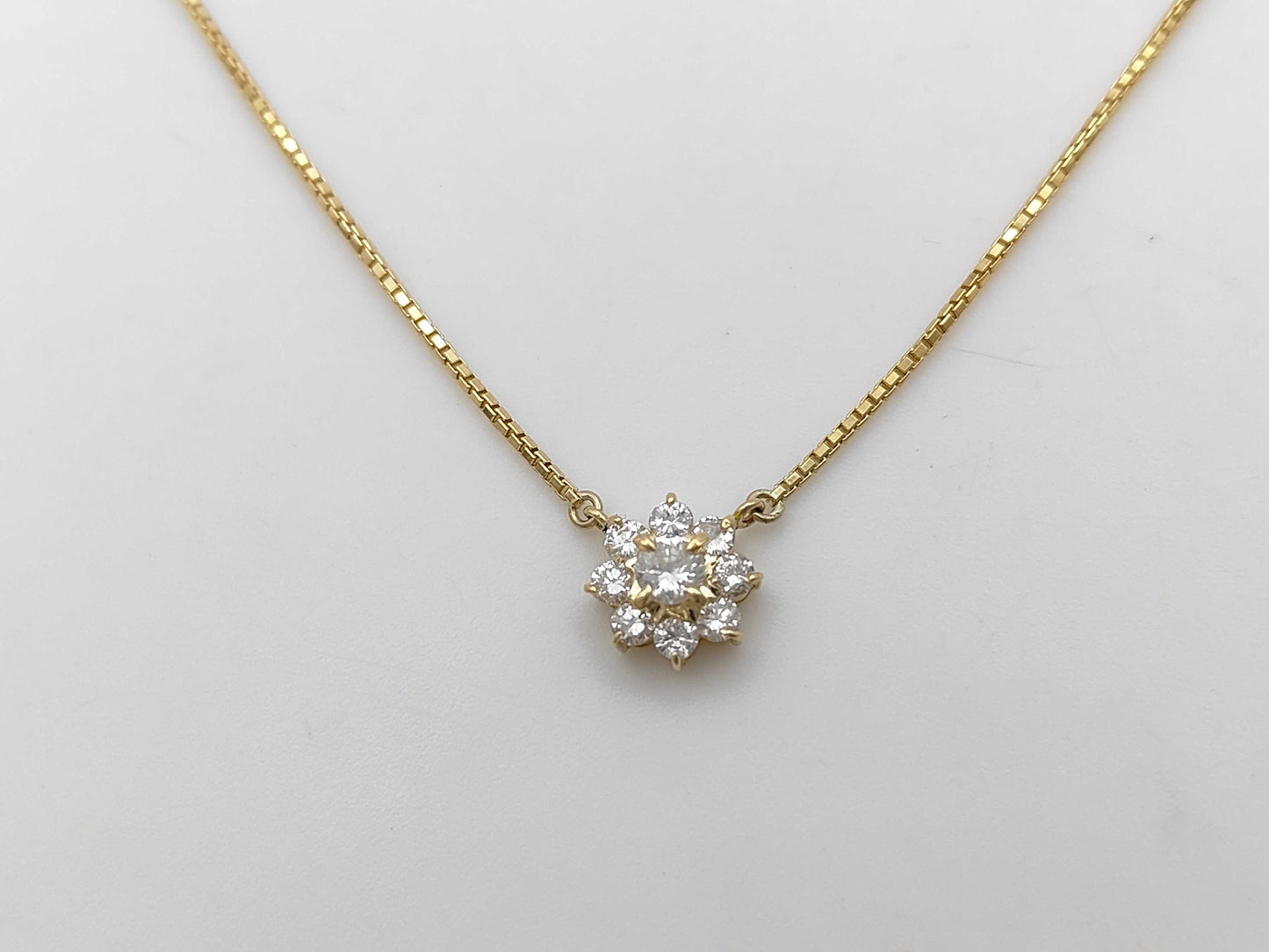 D0.52ct K18 3.9g Necklace 