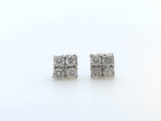 D0.1ct Pt900 0.5g Earrings 