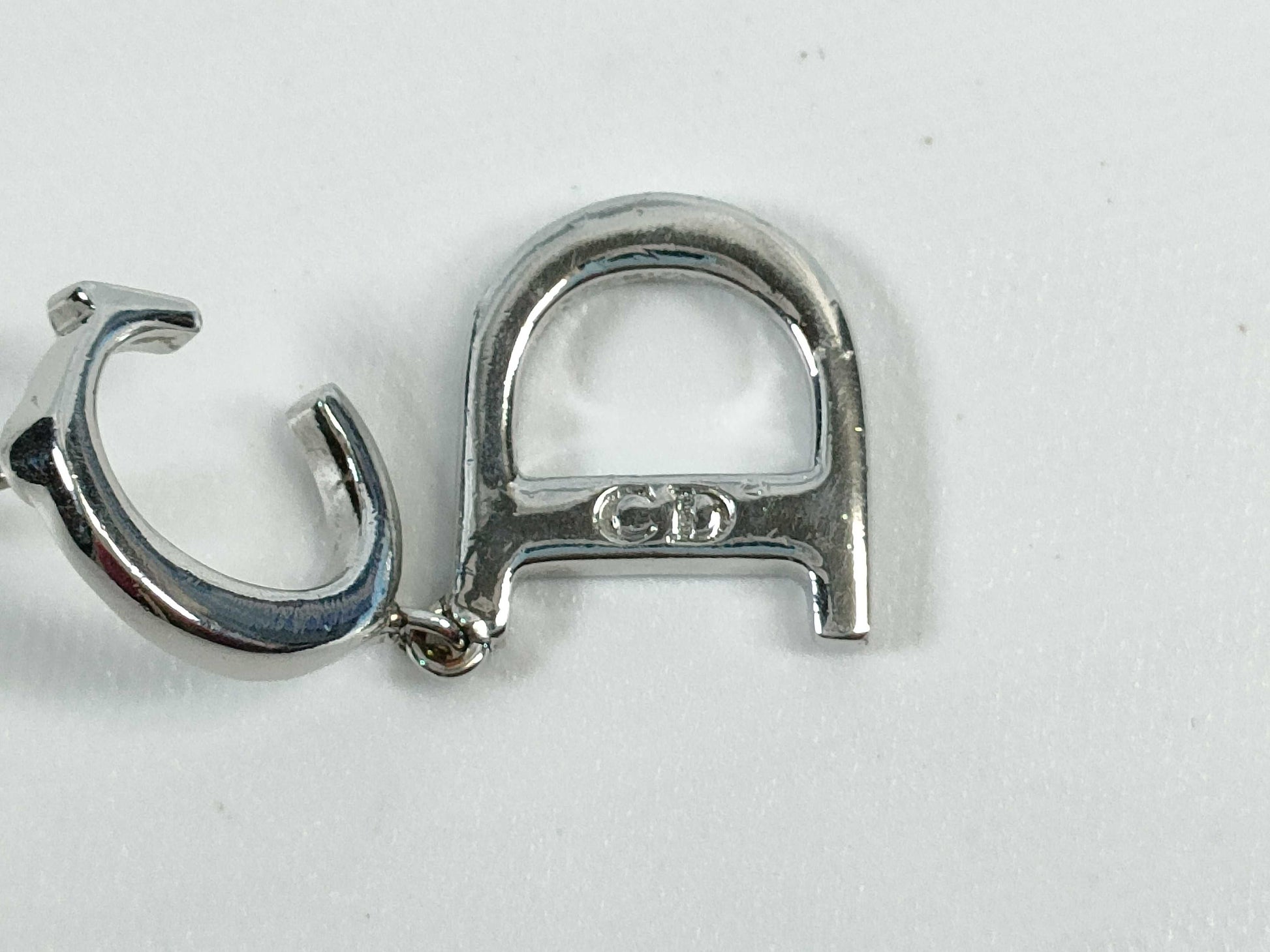 Dior CD logo swing earrings