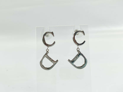Dior CD logo swing earrings
