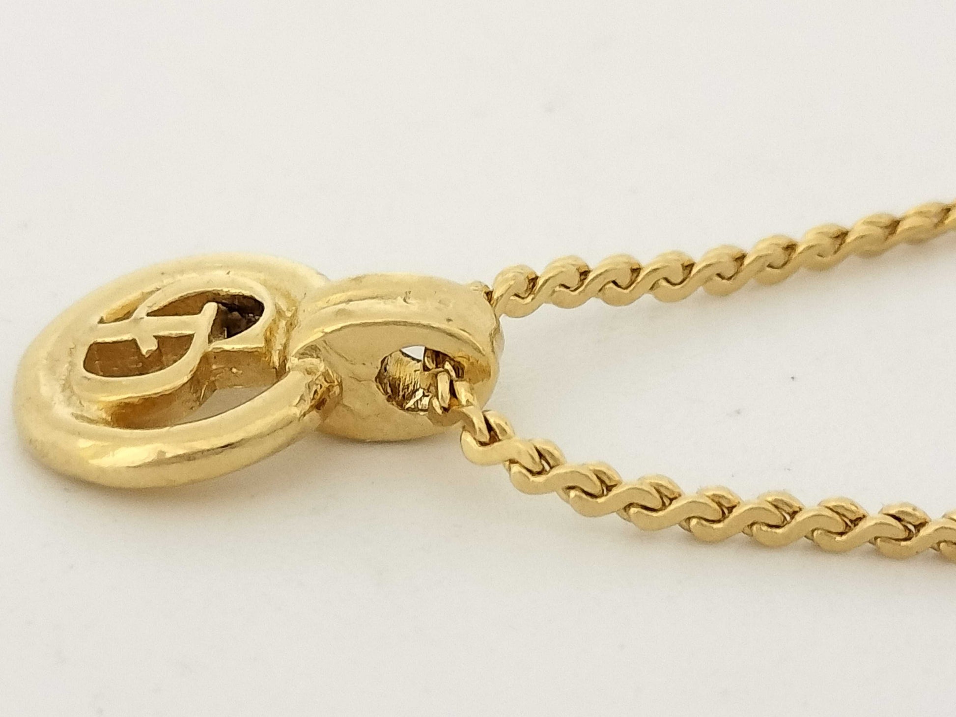 Dior CD logo necklace necklace