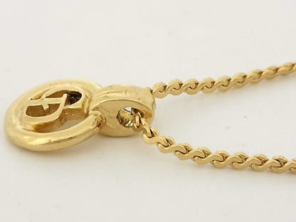 Dior CD logo necklace necklace
