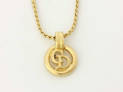 Dior CD logo necklace necklace