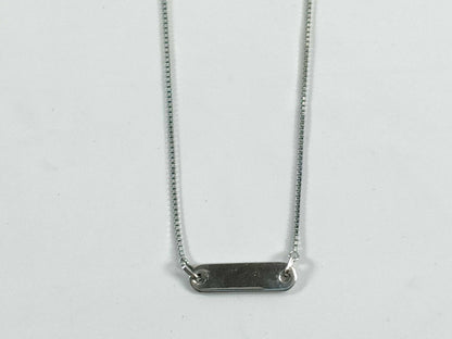 Dior Dior logo plate necklace
