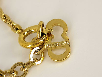 Dior CD logo necklace necklace