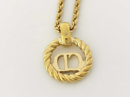 Dior CD logo necklace necklace