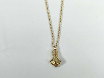Dior CD rhinestone necklace
