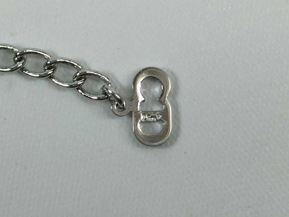 Dior D logo necklace