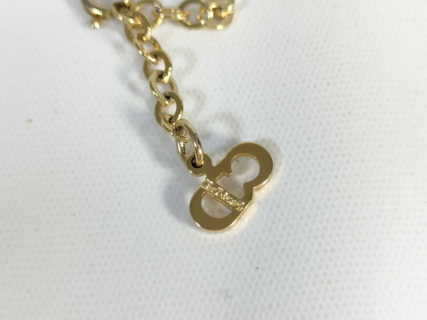 Dior CD logo necklace necklace