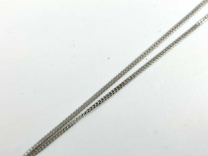 Dior D logo playing card plate necklace